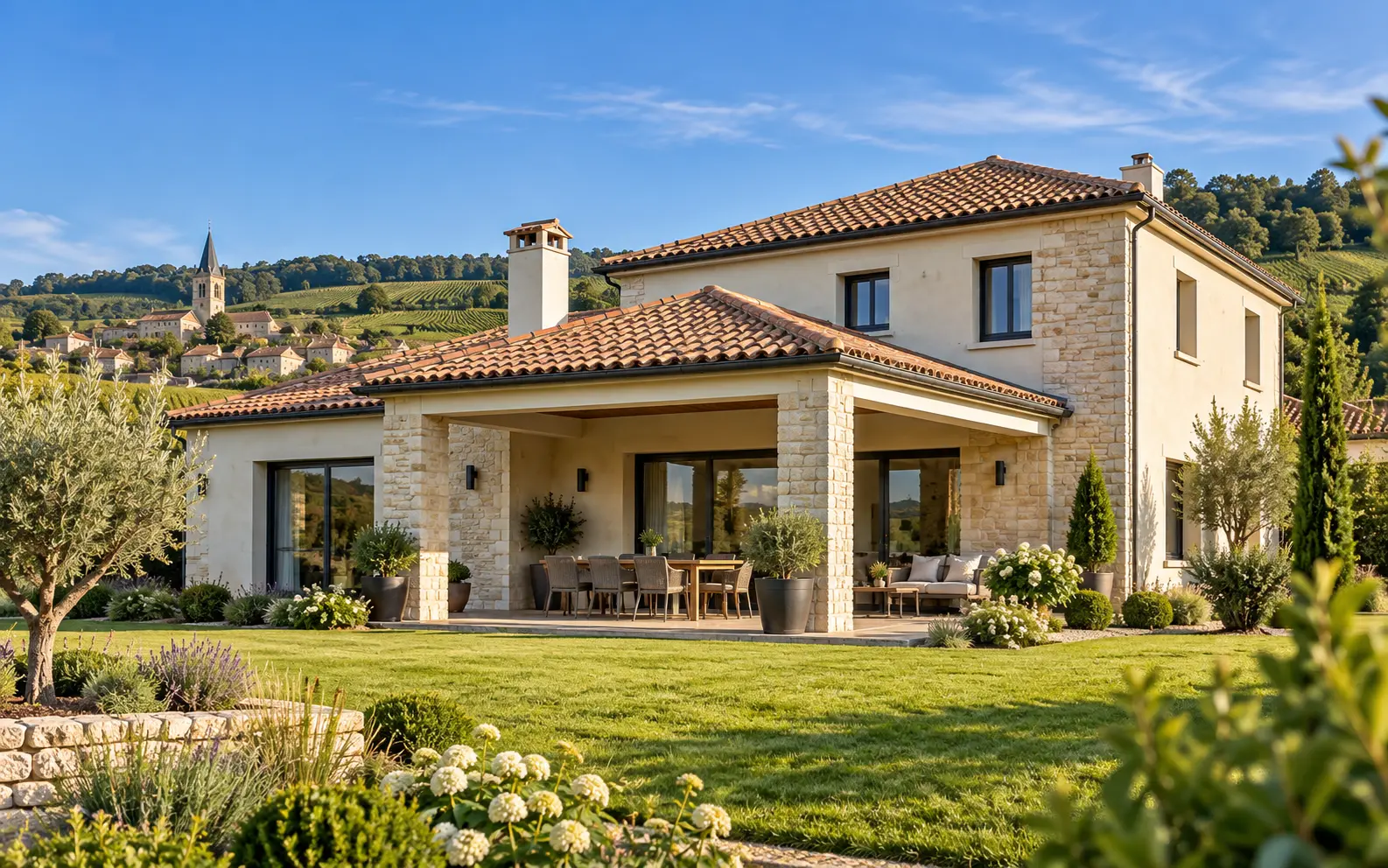 Maison familiale en Côte viticole près de Beaune